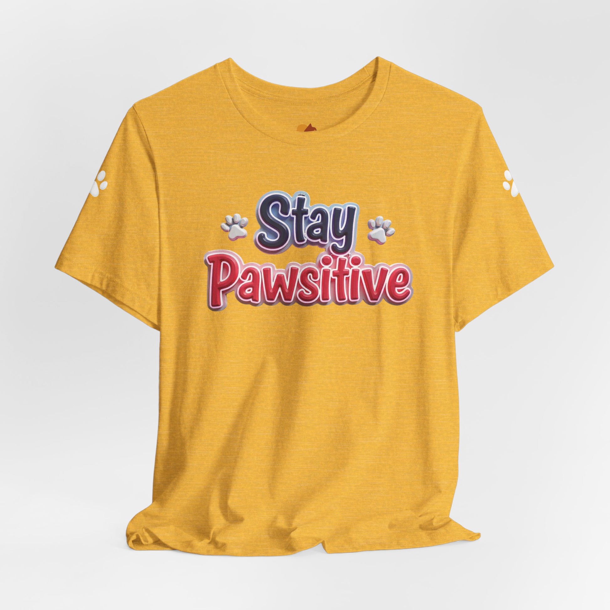 Stay Pawsitive Unisex Tee - Cute Pet Lover Shirt, Gift for Dog Lovers, Animal Lover Apparel, Positive Vibes T-Shirt, Fun Casual Wear