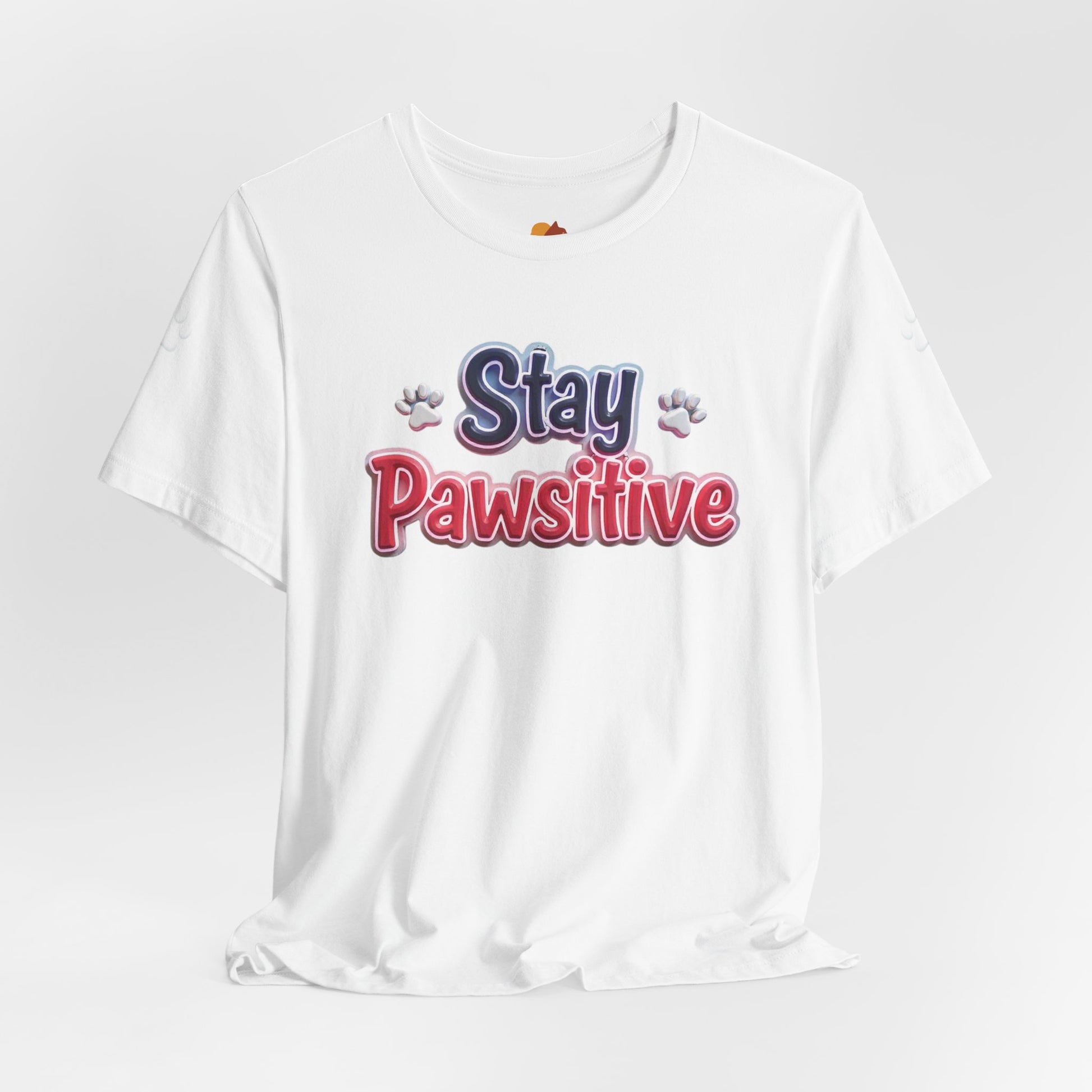 Stay Pawsitive Unisex Tee - Cute Pet Lover Shirt, Gift for Dog Lovers, Animal Lover Apparel, Positive Vibes T-Shirt, Fun Casual Wear