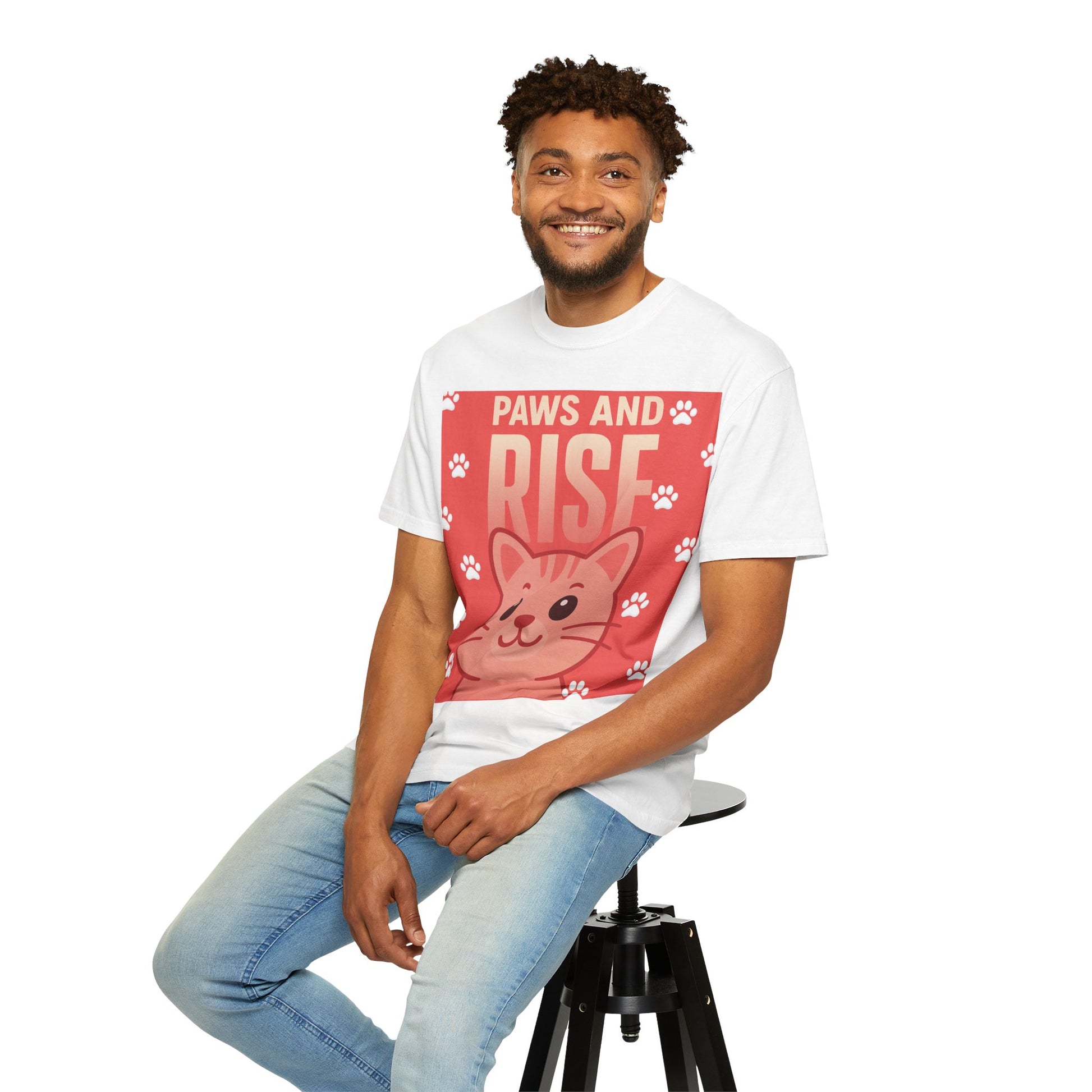 Cute Cat Graphic T-Shirt, Perfect for Pet Lovers, Animal Enthusiasts, Gifts for Cat Lovers, Casual Wear, Everyday Style