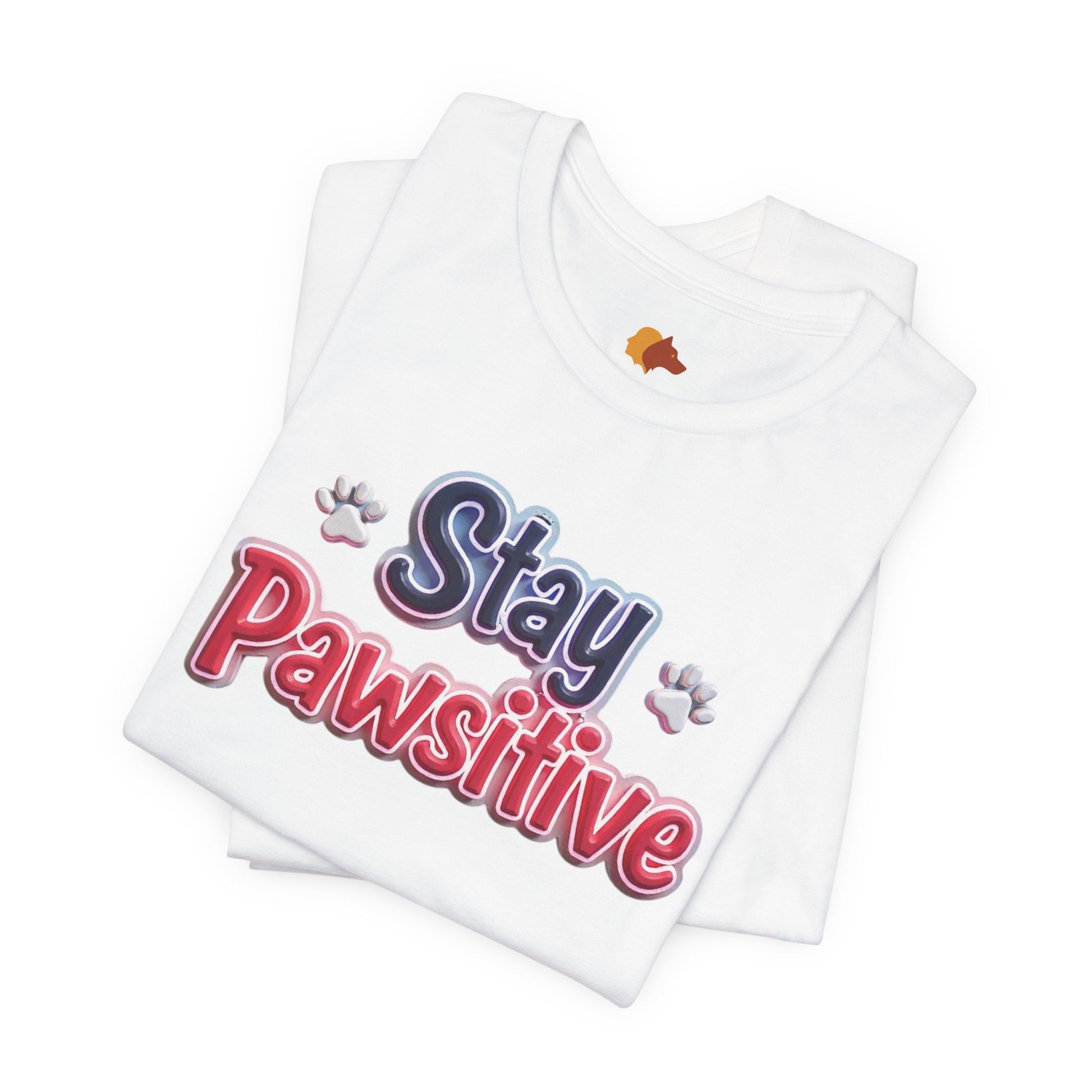 Stay Pawsitive Unisex Tee - Cute Pet Lover Shirt, Gift for Dog Lovers, Animal Lover Apparel, Positive Vibes T-Shirt, Fun Casual Wear