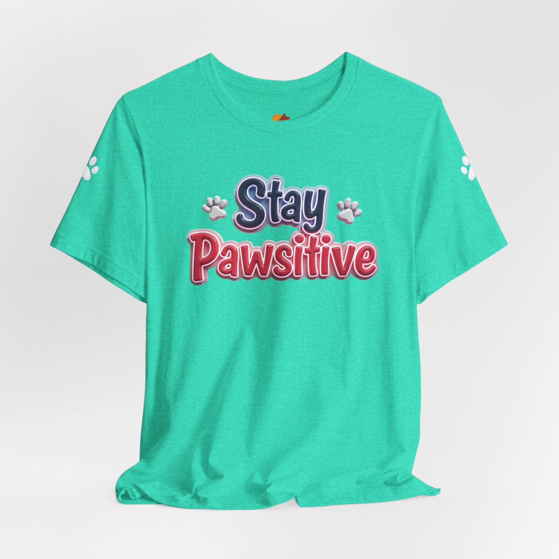 Stay Pawsitive Unisex Tee - Cute Pet Lover Shirt, Gift for Dog Lovers, Animal Lover Apparel, Positive Vibes T-Shirt, Fun Casual Wear