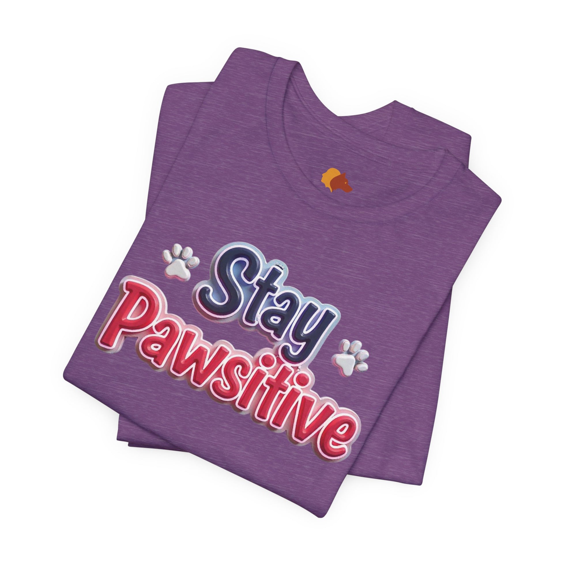 Stay Pawsitive Unisex Tee - Cute Pet Lover Shirt, Gift for Dog Lovers, Animal Lover Apparel, Positive Vibes T-Shirt, Fun Casual Wear