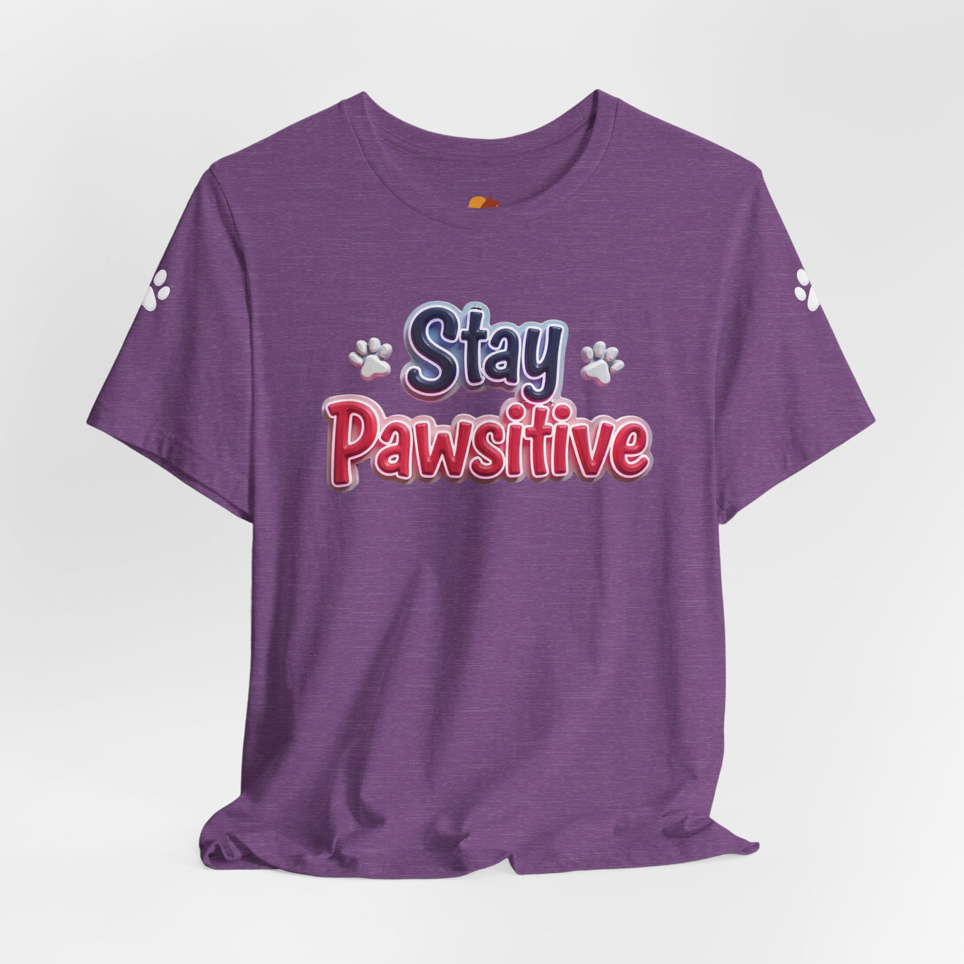 Stay Pawsitive Unisex Tee - Cute Pet Lover Shirt, Gift for Dog Lovers, Animal Lover Apparel, Positive Vibes T-Shirt, Fun Casual Wear