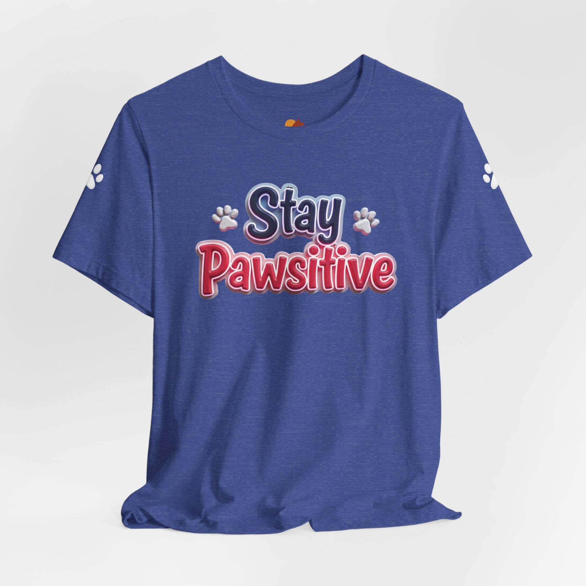 Stay Pawsitive Unisex Tee - Cute Pet Lover Shirt, Gift for Dog Lovers, Animal Lover Apparel, Positive Vibes T-Shirt, Fun Casual Wear