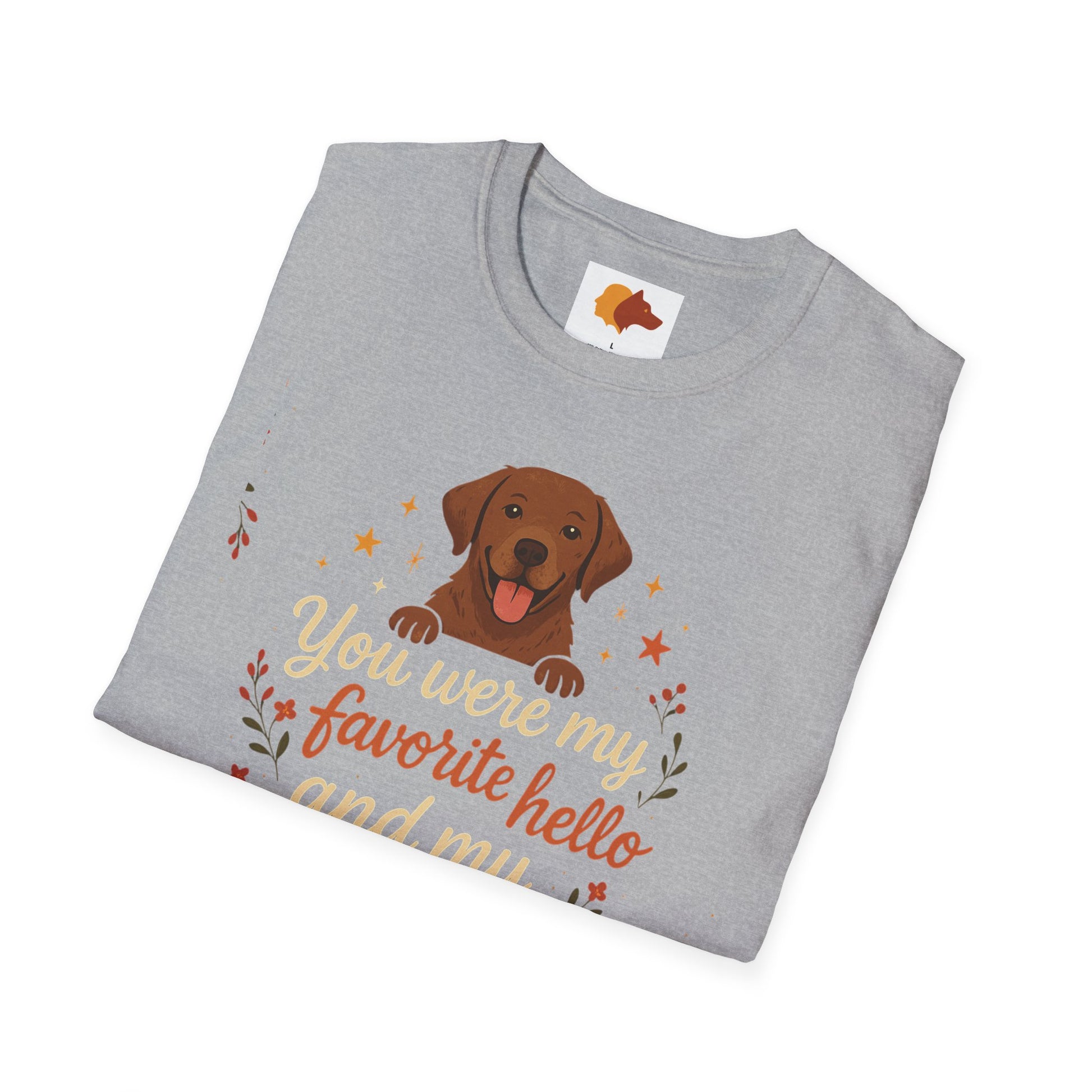 Memorial Paw Print T-Shirt - Pet Loss Gift, Dog Lover's Apparel, Grief Support Wear, Sympathy Tee, Comfort T-Shirt